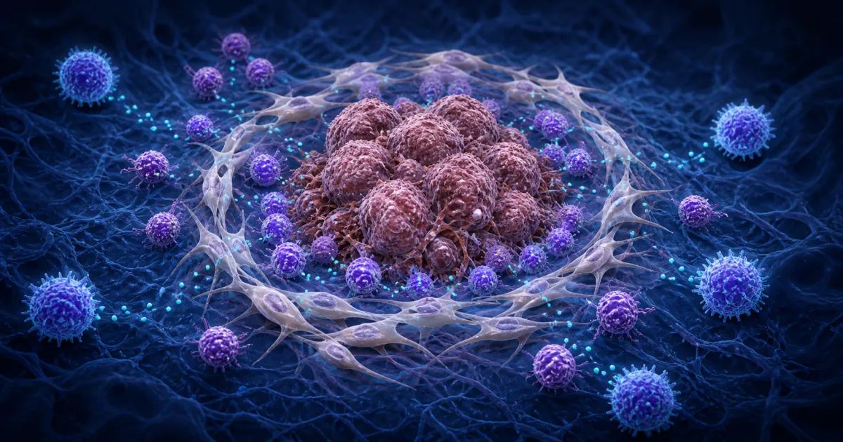 Lungenkrebs: Neuer Angriffspunkt im Schutzwall des Tumors